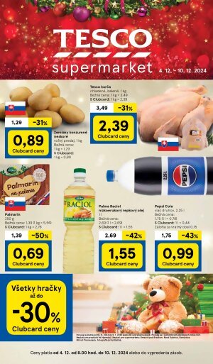 Tesco leták - supermarkety