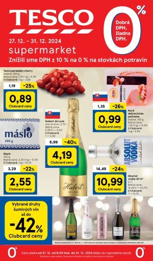 Tesco leták - supermarkety