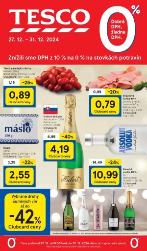 Tesco leták - Veľké hypermarkety a obchodné domy