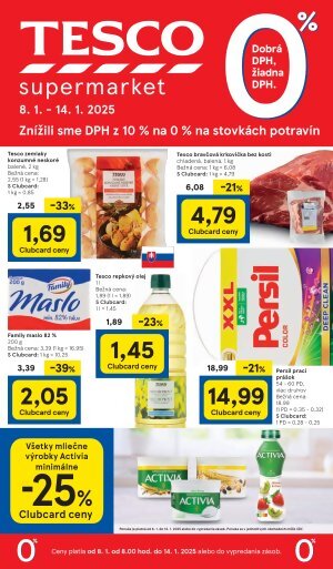 Tesco leták - supermarkety