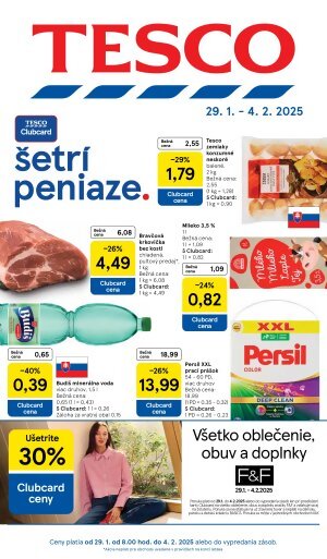 Tesco leták