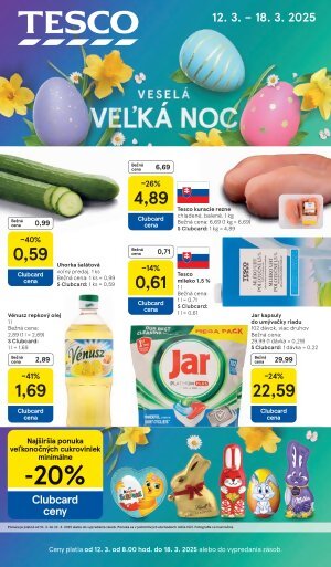 Tesco leták - Veľké hypermarkety a obchodné domy