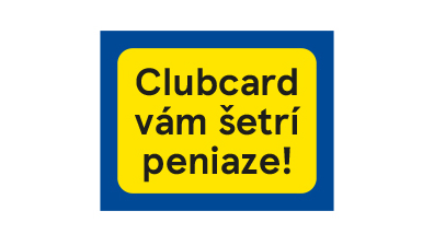 Clubcard vám šetrí peniaze!