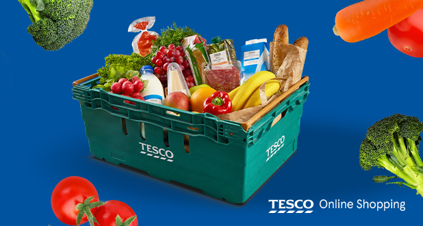 Even in Martin and surroundings shop online with Tesco.