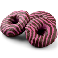 Donut kakaový s višňovou náplňou