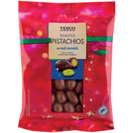 Tesco Pistacie jadra v mliečnej čokolade