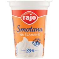 Rajo smotana na šľahanie 33 %