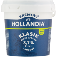 Hollandia jogurt krémový biely s kultúrou BiFi 3,7 %