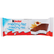 Kinder mliečny rez