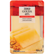 Tesco gouda plátky 48 %