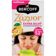 Bercoff Wellness zázvor extra silný aromatizovaný bylinný čaj