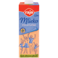 Mlieko trvanlivé 1.5%