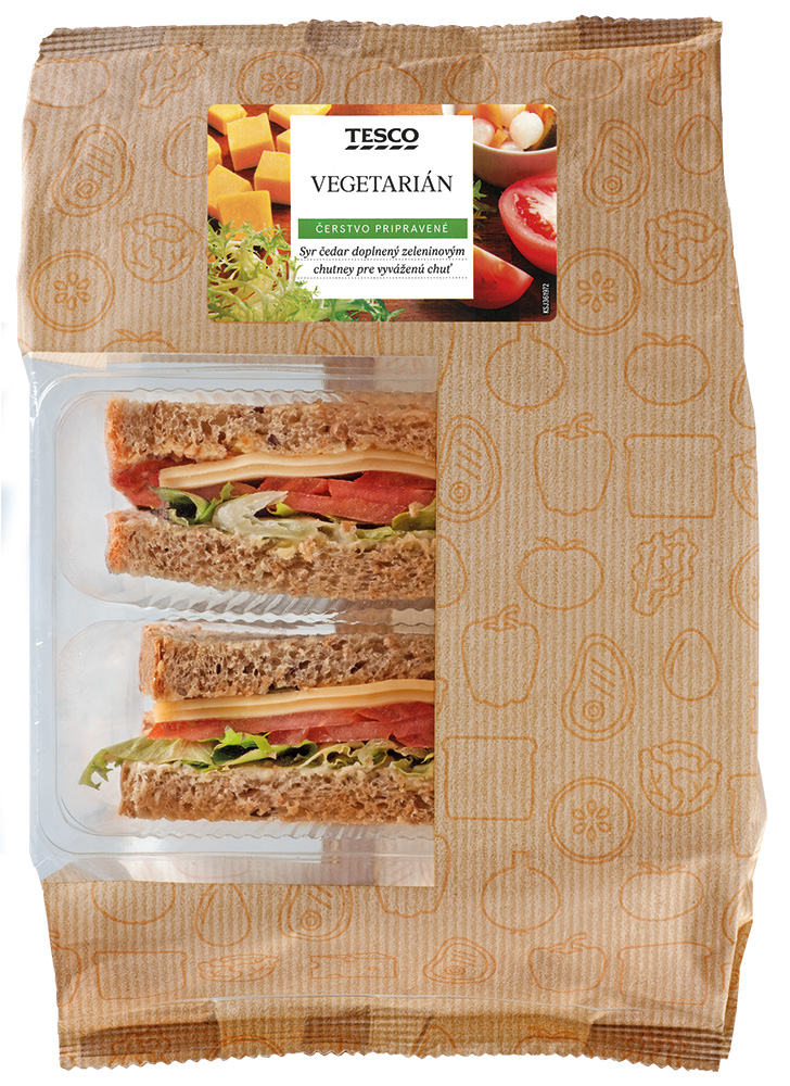 Tesco Toastový chlieb vegetarián 176 g