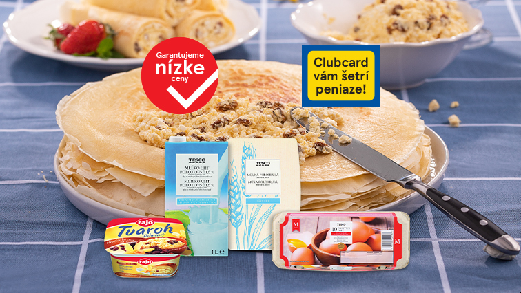 Jemné tvarohové palacinky pre celú rodinu