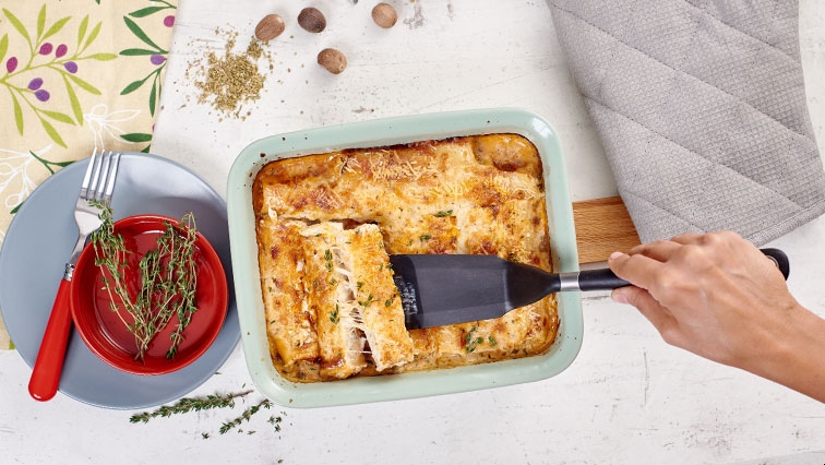 Cannelloni plnené ricottou, špenátom a kuracím mäsom